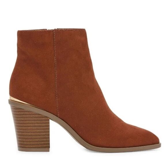 Liz Claiborne East River brown ankle boots, size 8 A4 - Picture 2 of 10